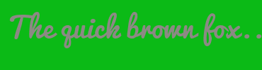 Image with Font Color 8C8984 and Background Color 0BBA16